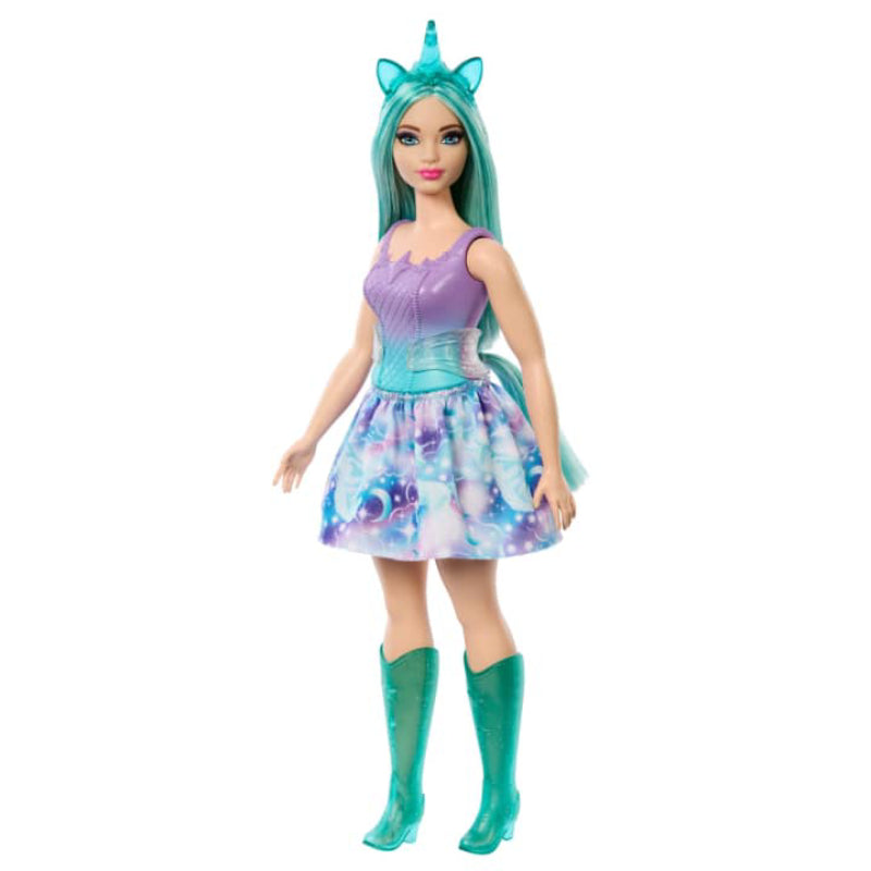 Barbie Unicorn Doll with Green Hair