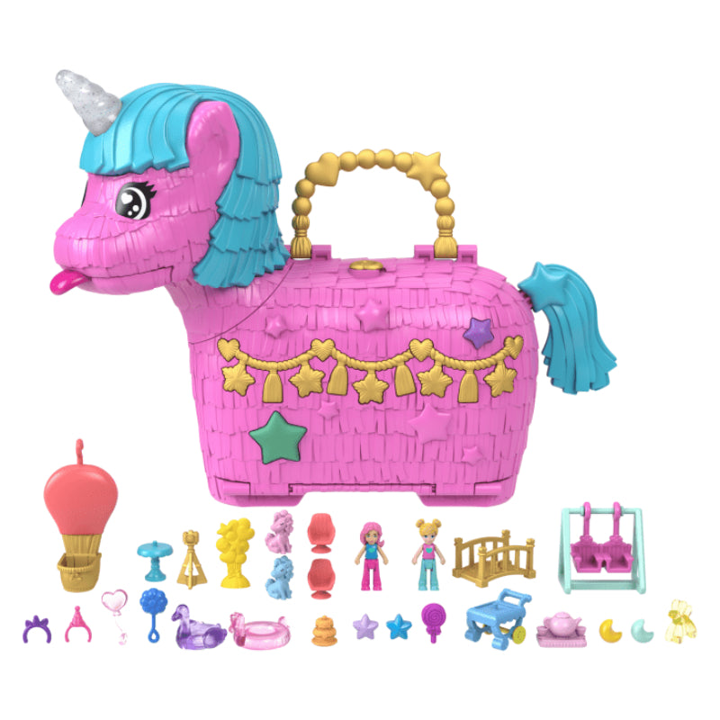 Set de juego de unicornios Partyland de Polly Pocket