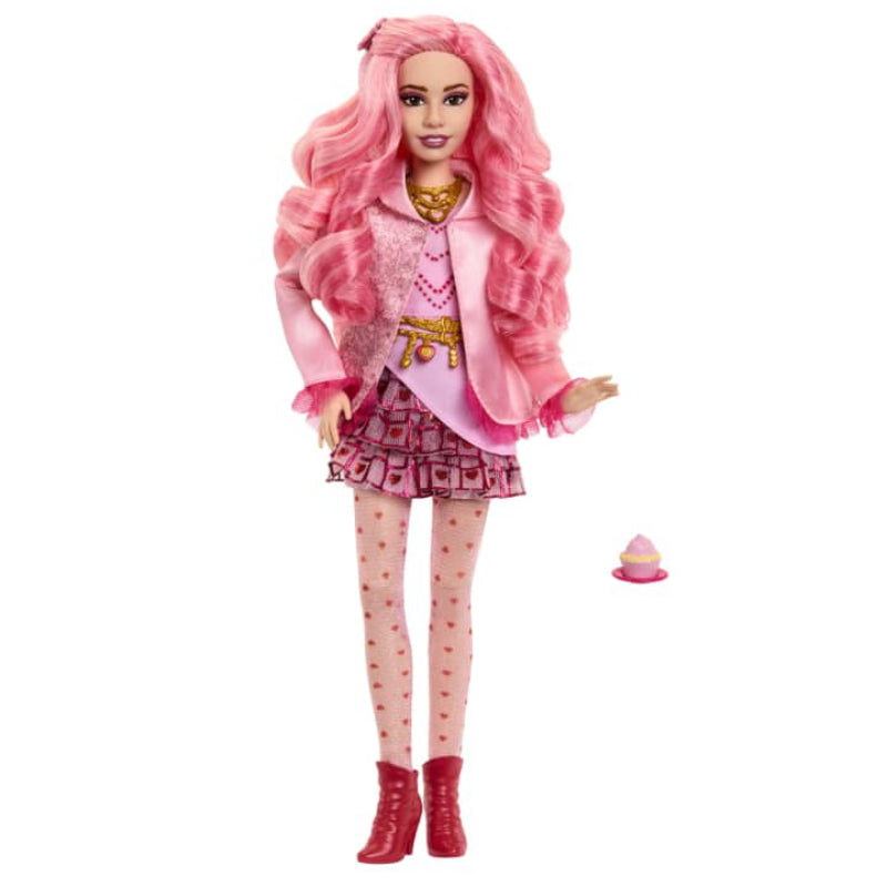 Muñeca y accesorios de la joven reina de corazones Bridget de Disney Descendants: The Rise of Red Fashion