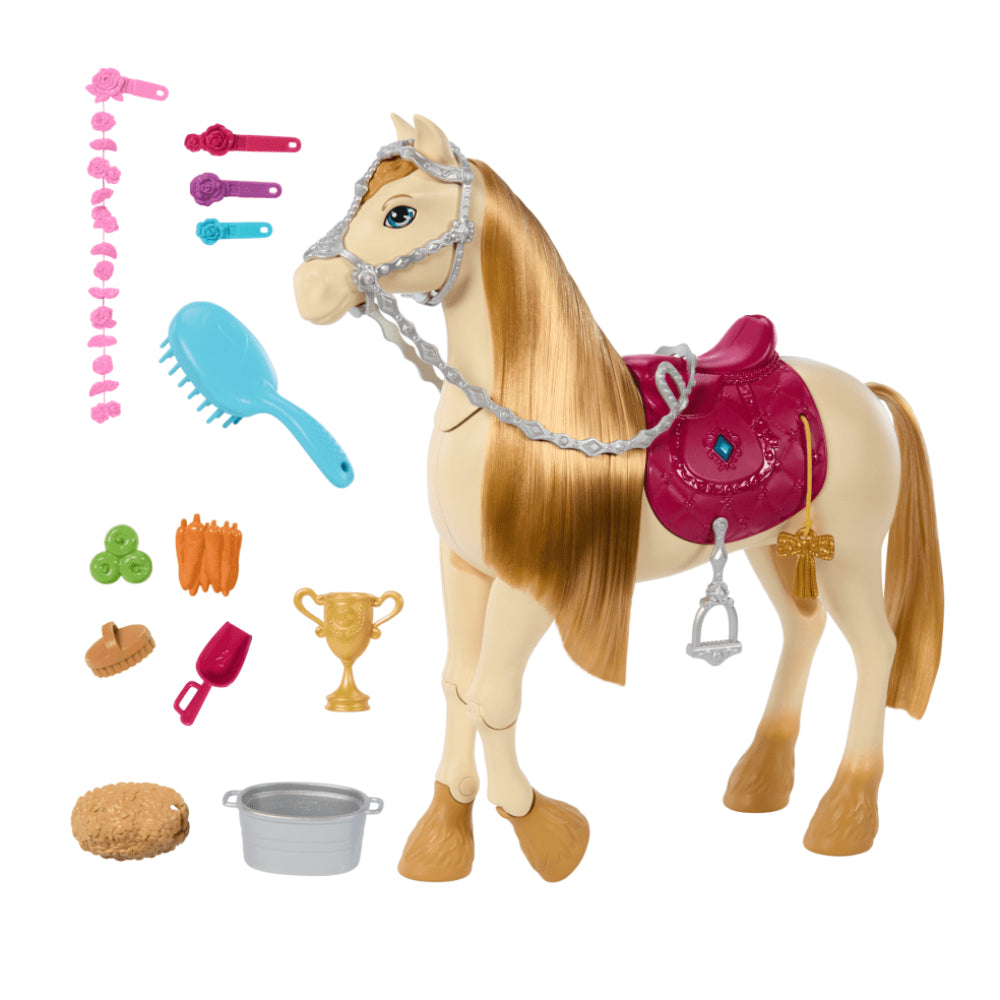 Caballo de juguete interactivo con accesorios Barbie Mysteries The Great Horse Chase