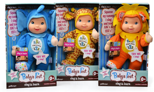 Baby's First 12" Sing & Learn Baby Doll - Assortment