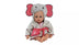 Adora BathTime 13" Elephant Baby Doll with QuickDry Body - Curacao