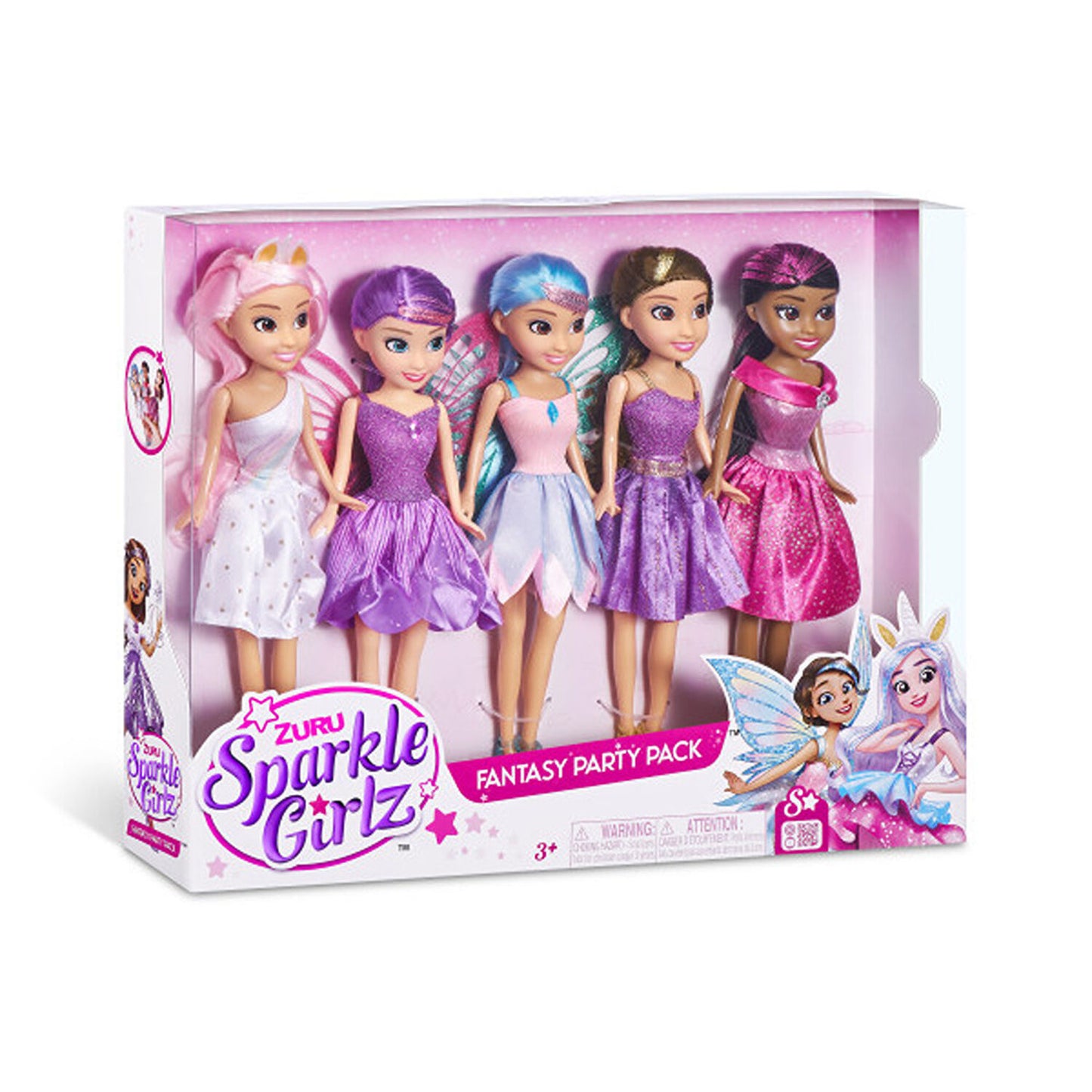 Sparkle Girlz Fantasy 10.5" Dolls (Set of 5 )