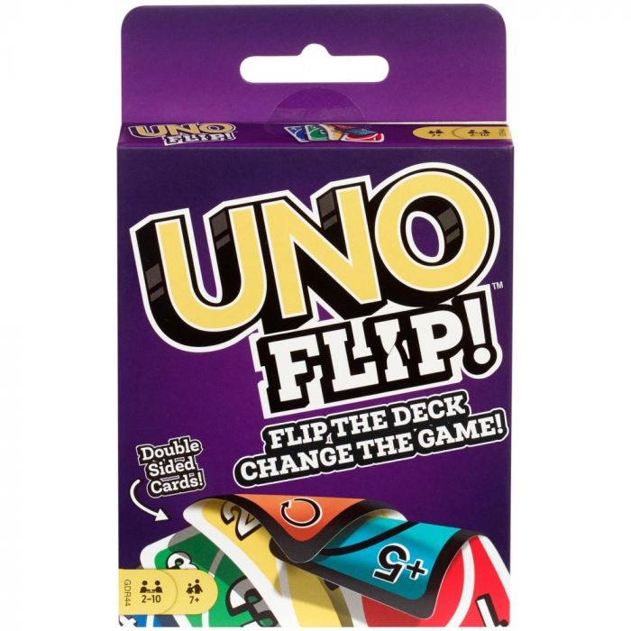 Juego de cartas de dos caras UNO Flip!