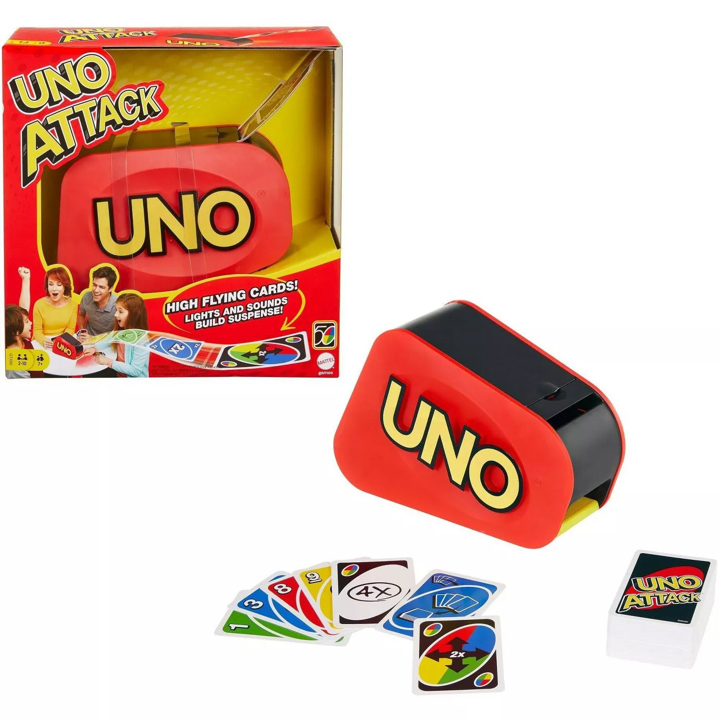 UNO Attack Card Game with Card Launcher