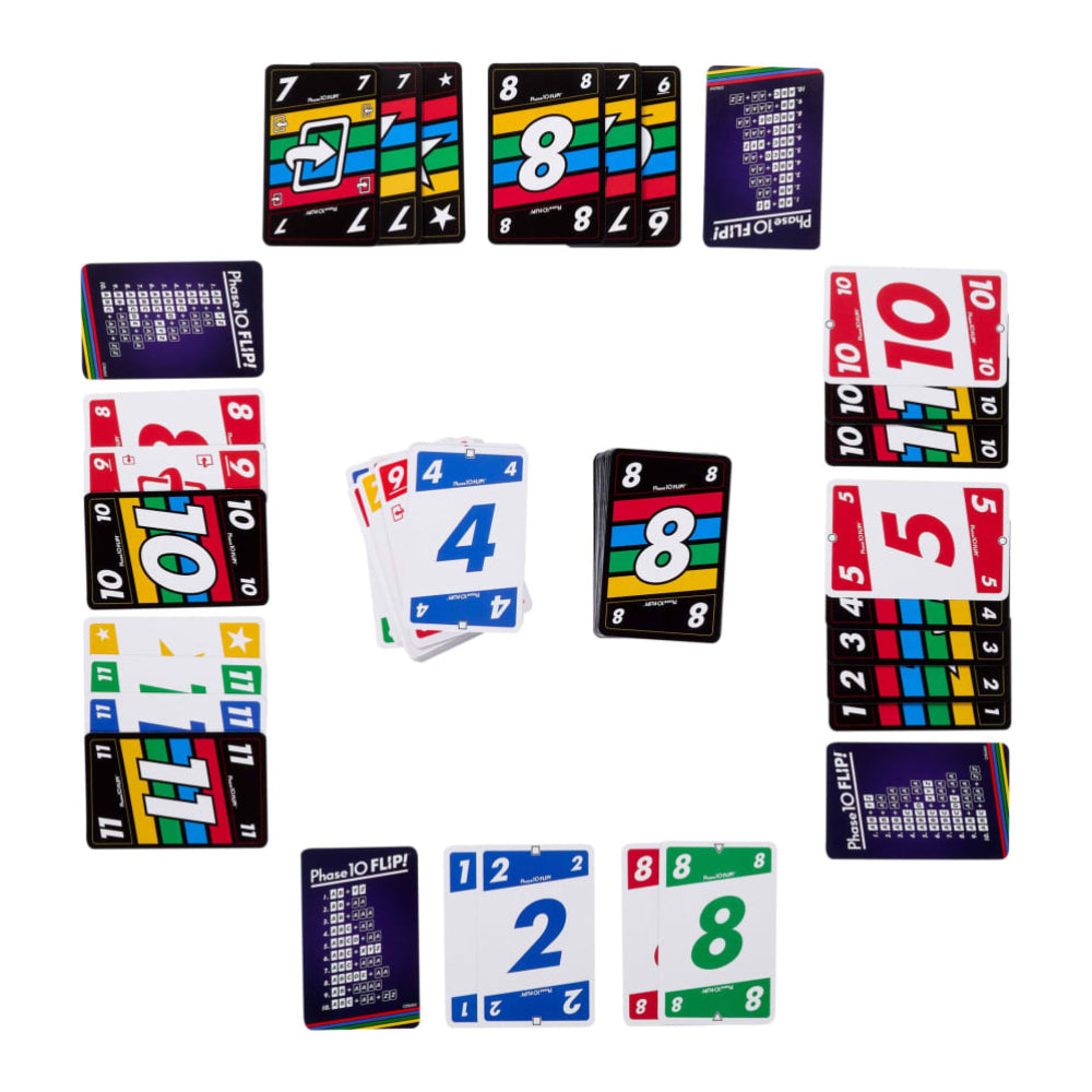 Mattel Phase 10 Flip Cards (112-Count)