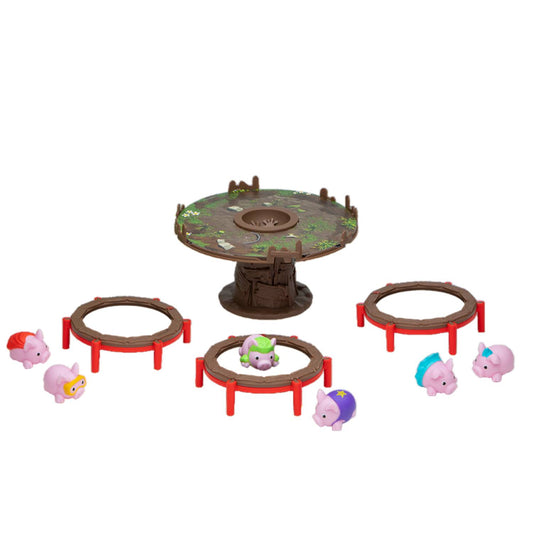 Playmonster Pigs on Trampolines Make 'EM Fly Board Game