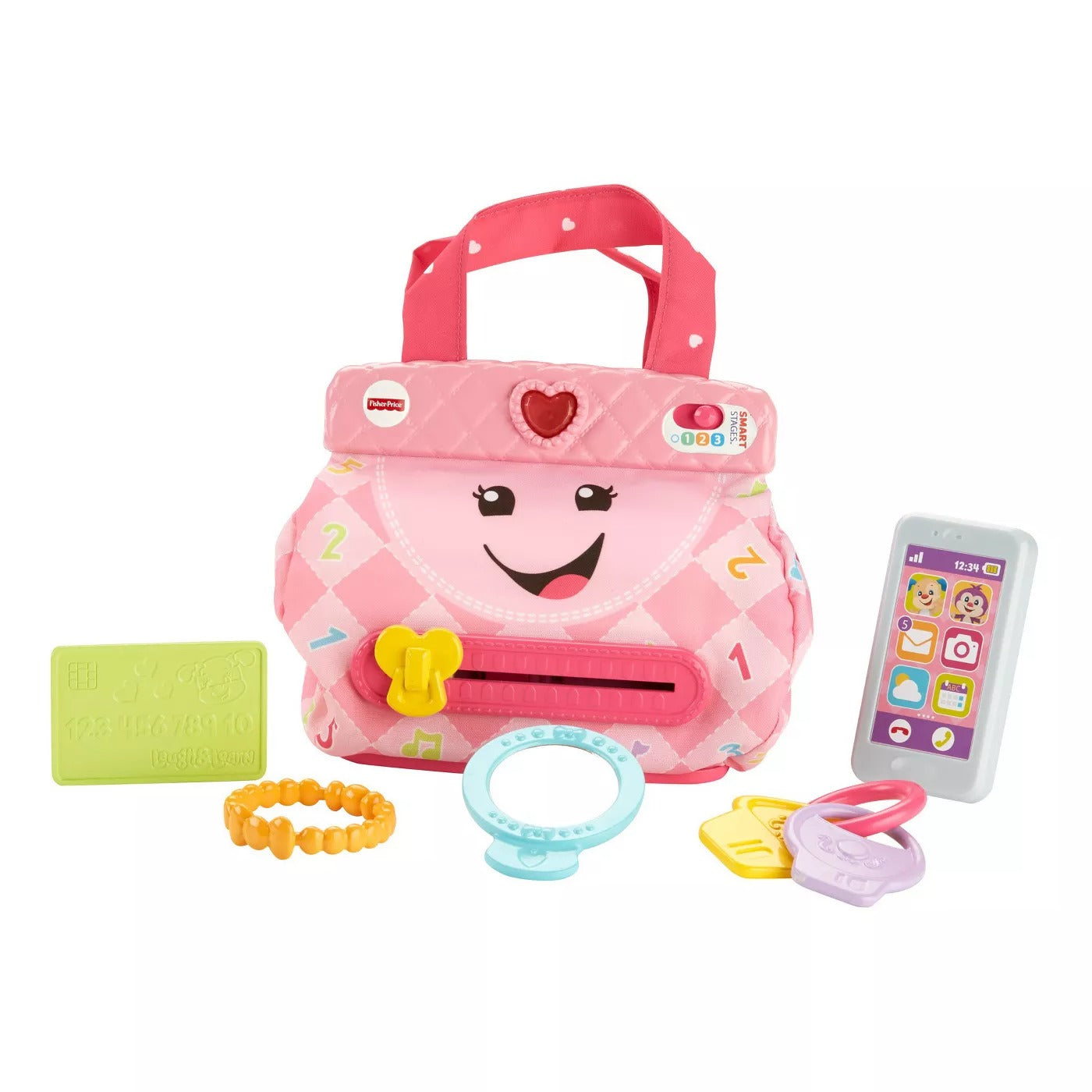 Juguete de aprendizaje con luces y música Mi monedero inteligente Laugh &amp; Learn de Fisher-Price