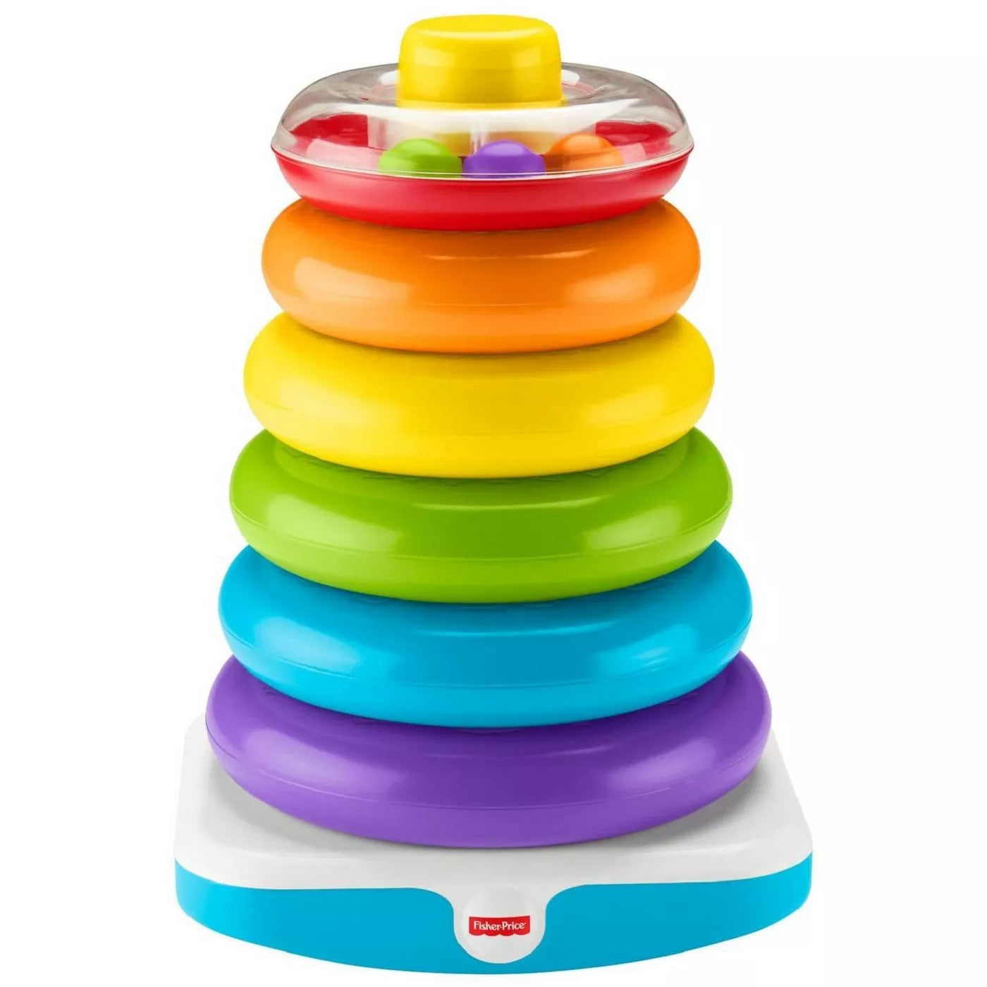 Juguete apilable de anillos Rock-A-Stack gigante de 16" de Fisher-Price