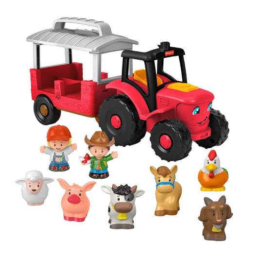 Set de regalo con tractor para el cuidado de animales de Fisher-Price