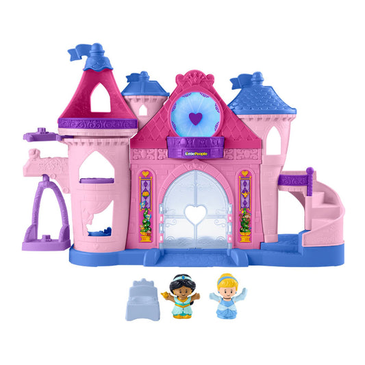 Luces mágicas y castillo danzante de las princesas Disney Little People de Fisher-Price