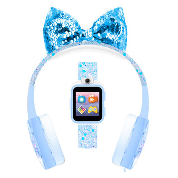 Reloj inteligente para niños PlayZoom de ITouch Wearables con auriculares - Azul brillante
