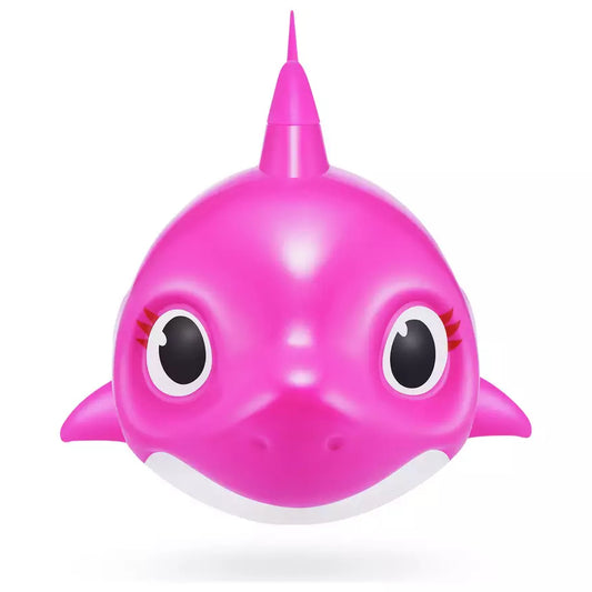 Juguete de baño con forma de tiburón bebé Robo Alive Junior, color rosa