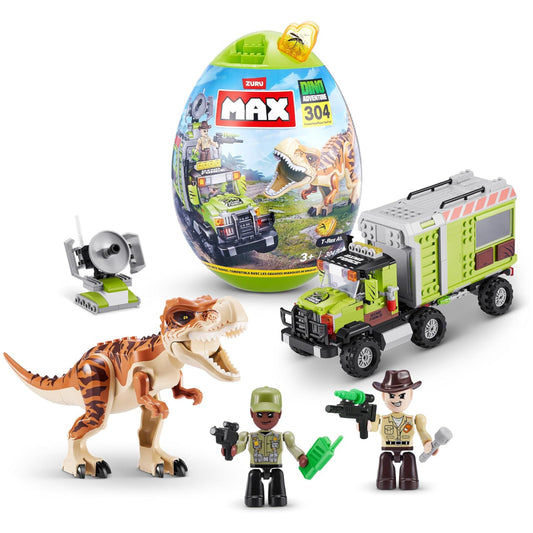 Max Build Dino Adv Trex Attack 304 pieces Building Bricks Toys