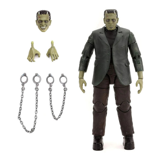 Jada Toys Universal Monsters 6" Frankenstein Action Figure, Brown/Green