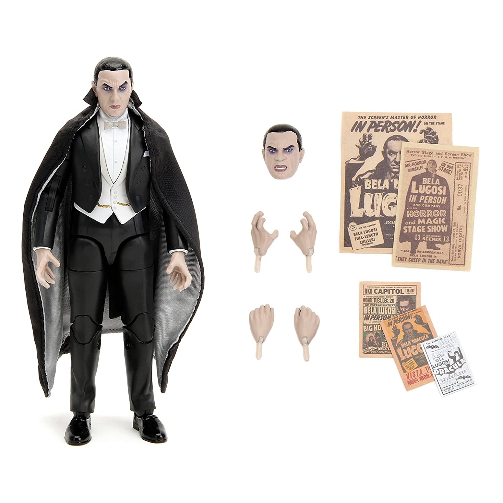 Jada Toys Dracula Bela Lugosi 6" Action Figure– Curacao
