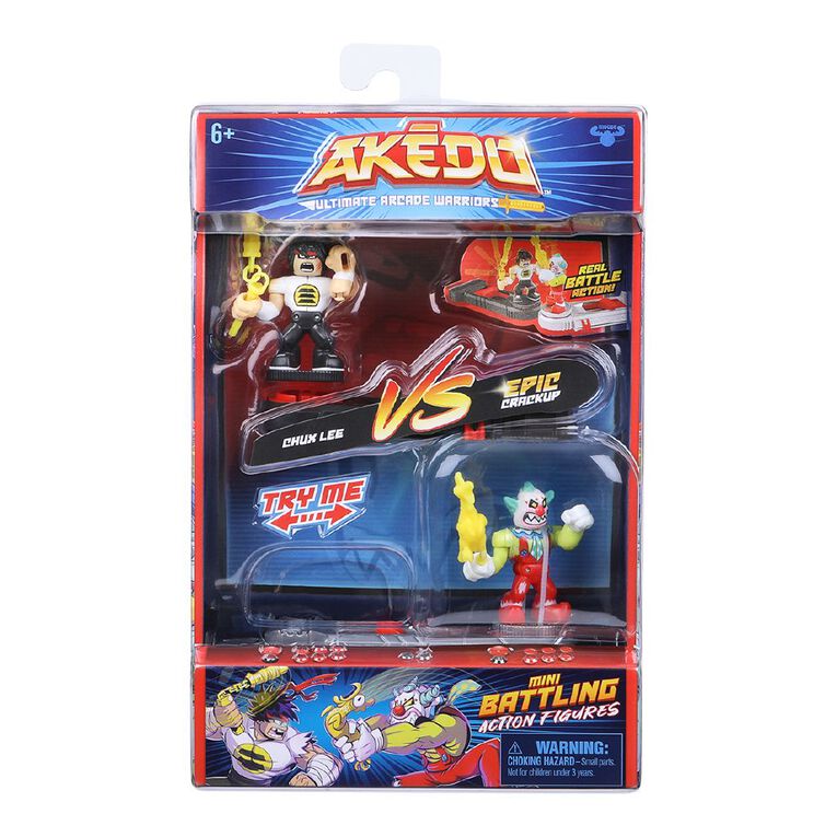 Akedo Ultimate Arcade Warriors Series 1 Versus Pack - Assorted