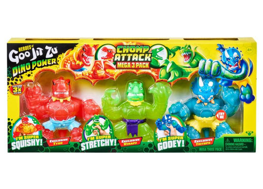Heroes of Goo Jit Zu 17.6" Power Chomp Attack Mega Action Figure Set
