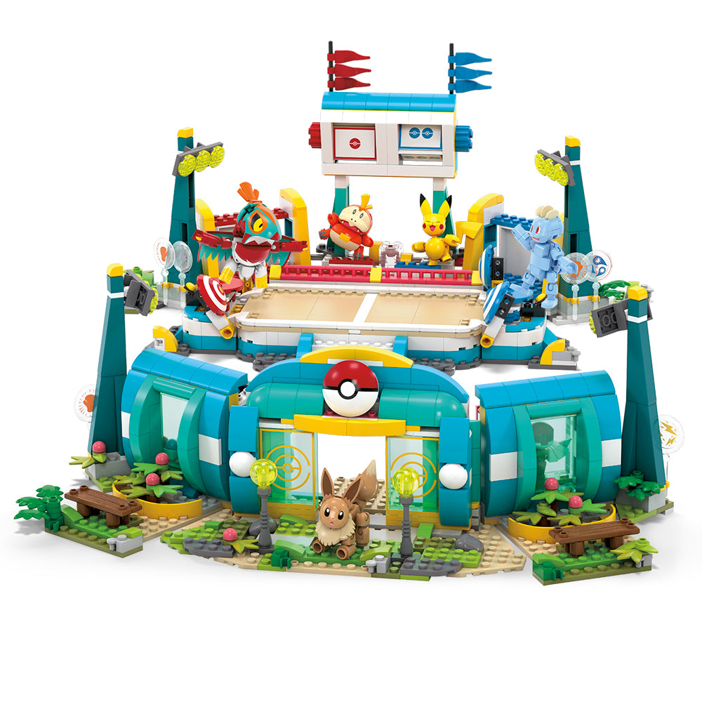 MEGA Pokemon Training Stadium Building Playset (1101 Pieces)