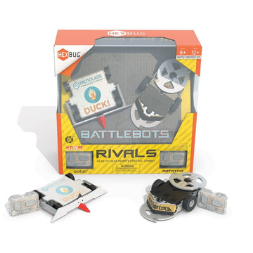 Hexbug BattleBots Rivals 5.0 Rotator & Duck (12-Pieces)
