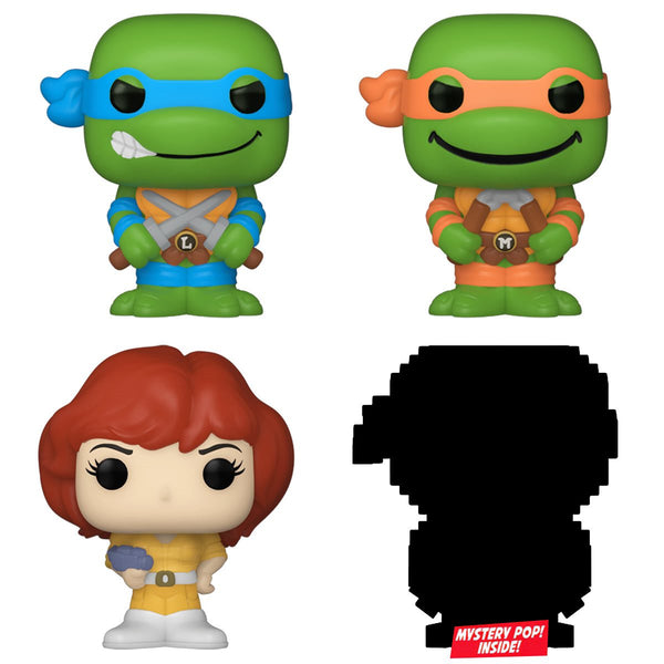 クプナ♡タペストリー♡ホヌ♡153×153♡セルドングリーン♡ Funko Bitty Pop! Teenage Mutant Ninja Turtles Leonardo Figures (4