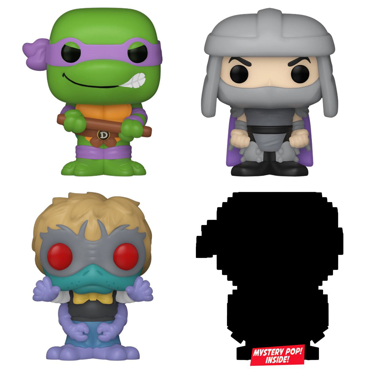 Figuras Funko Bitty Pop! de Donatello de las Tortugas Ninja mutantes adolescentes (paquete de 4)