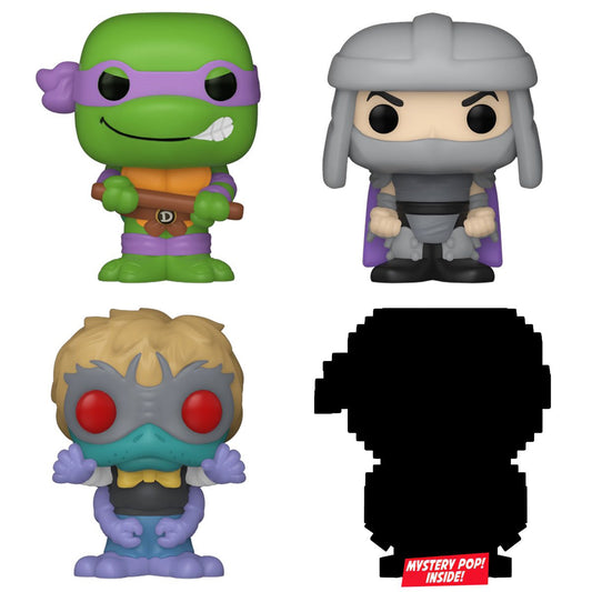 Funko Bitty Pop! Teenage Mutant Ninja Turtles Donatello Figures (4 Pack)
