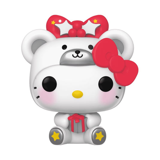 Figura de Hello Kitty de Sanrio con traje de oso polar Funko Pop!