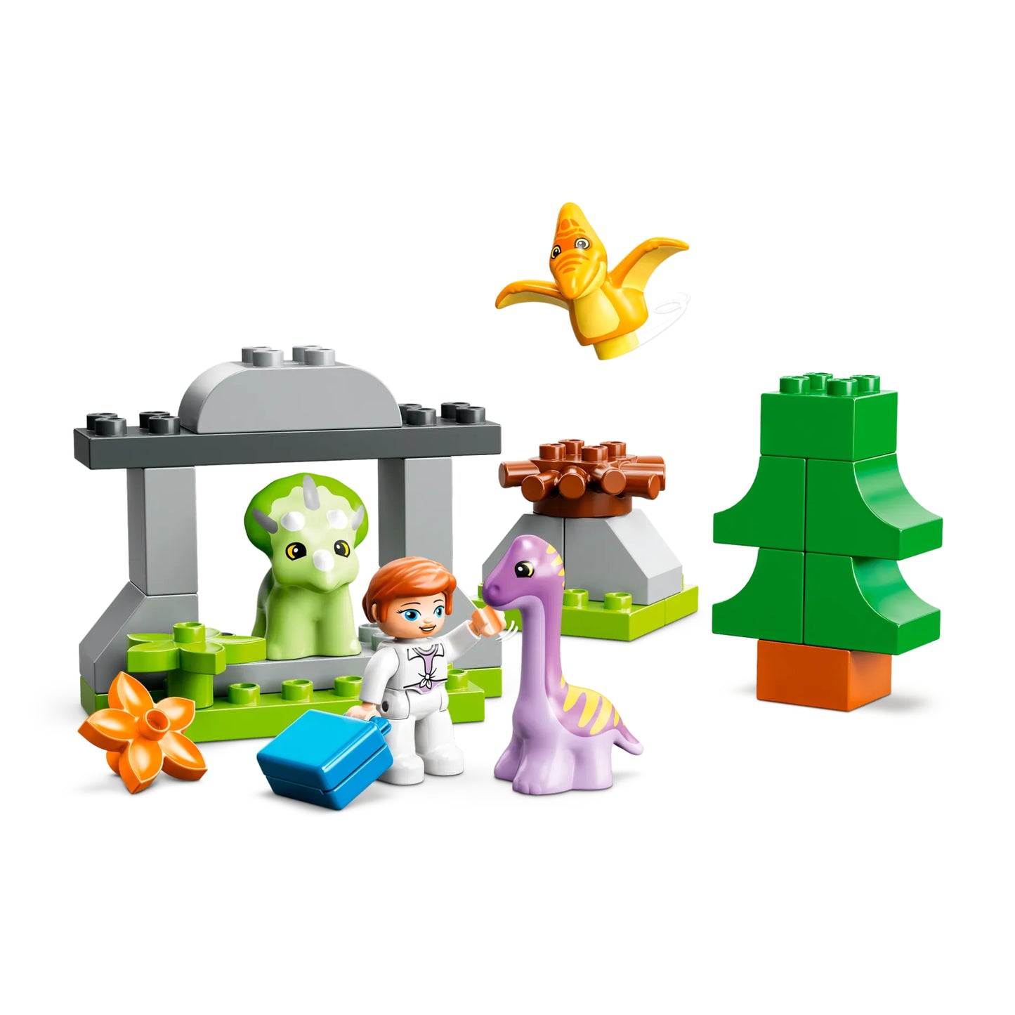 LEGO Duplo Jurassic World - Juego de construcción de guardería de dinosaurios (27 piezas)