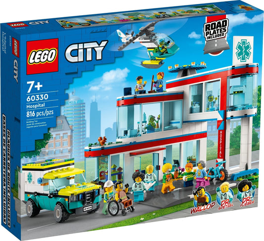 Juguete de construcción LEGO City Hospital (816 piezas) 