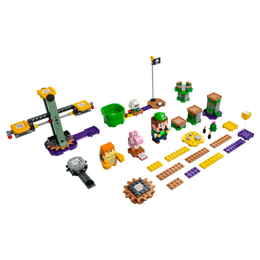 Juego de construcción LEGO Super Mario Adventures con Luigi para principiantes (280 piezas)