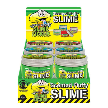 Toxic Waste Slime Licker Scented Fluffy Slime Jar - Assorted