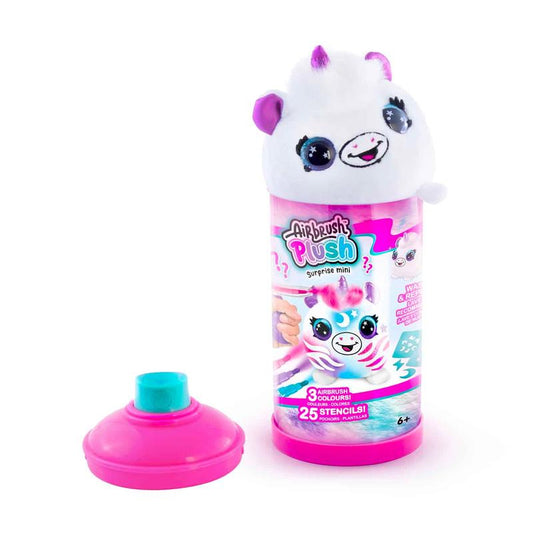 Mini latas de aerosol misteriosas de peluche con aerógrafo Style 4 Ever (paquete de 6) - Surtido