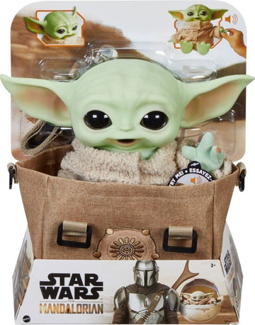Mattle Star Wars 11" Mandalorian The Child premium Plush Toy with Sounds and Carrying Bag - Curacao