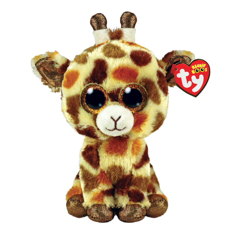 Peluche de jirafa con manchas color canela de 6" "Stilts" de Ty Beanie Boos