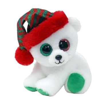 Peluche de oso polar Paxton de Ty Beanie Boos, color blanco