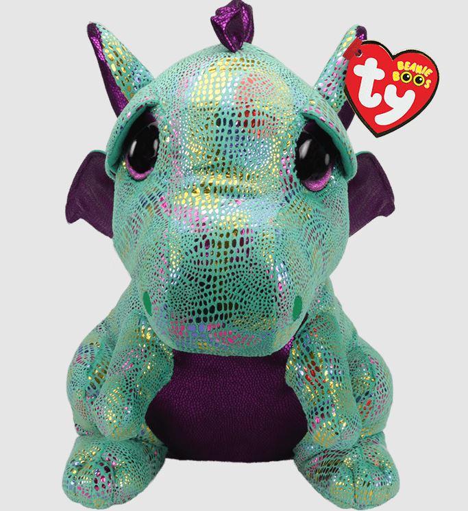 Peluche grande de dragón Cinder de Ty Beanie Boos