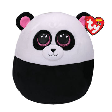 Ty Squishy Beanies 10" Bamboo Panda Plush Toy - Black/White