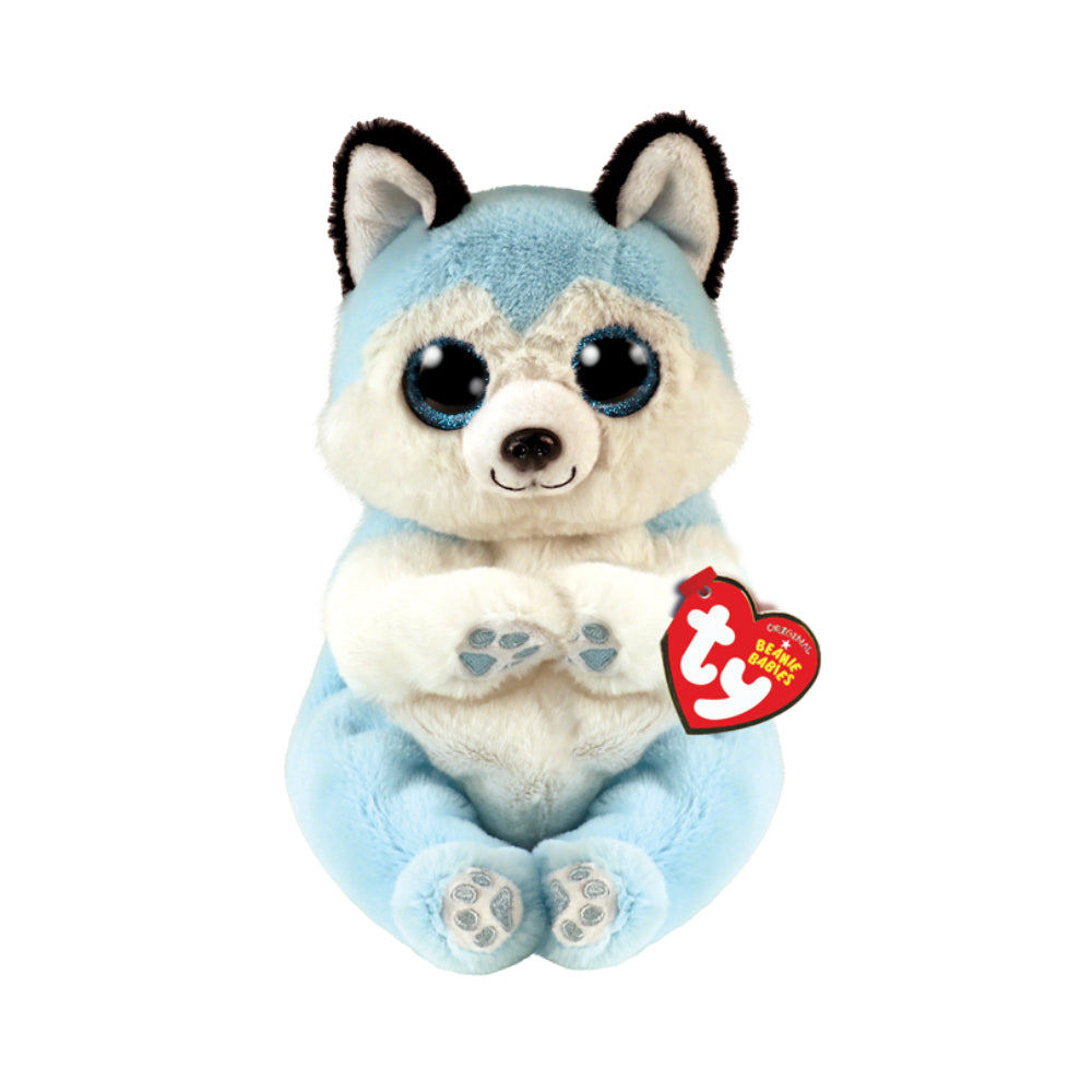 Peluche de husky azul "Thunder" de 8" de Ty Beanie Babies