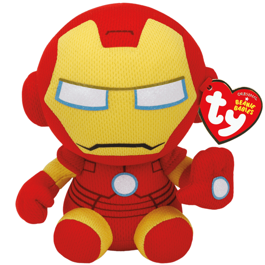 Ty Beanie Babies 8" Marvel Iron Man Plush Toy - Red/Yellow