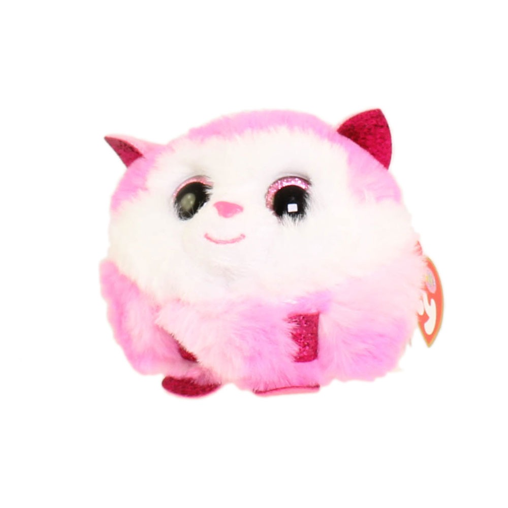 Peluche princesa husky de 4" de Ty Puffies, color rosa