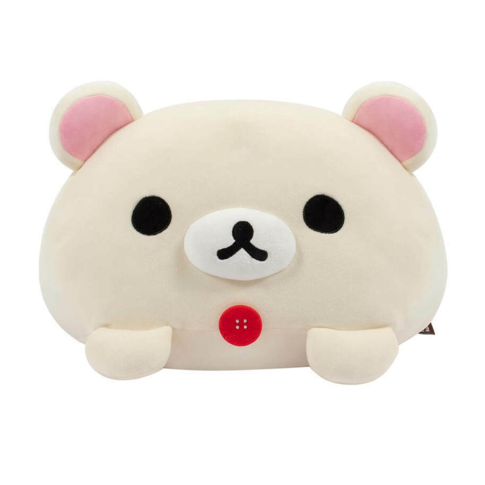 Peluche de cojín Mochi original de San-X, Rilakkuma, Korilakkuma, color blanco