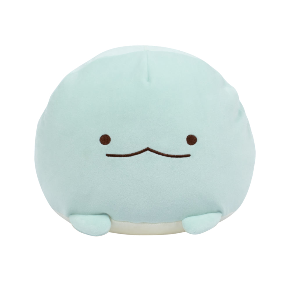 Peluche Cojín Sumikkogurashi Tokage Mochi Original de San-X - Verde Azulado