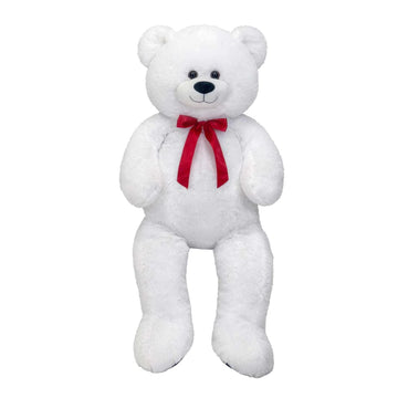 Osito de peluche Fiesta de 34" - Blanco