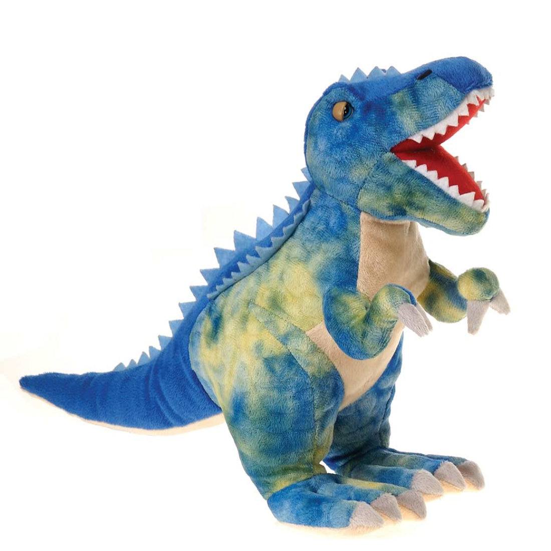 Peluche T-Rex Fiesta de 19" con imagen HT - Azul