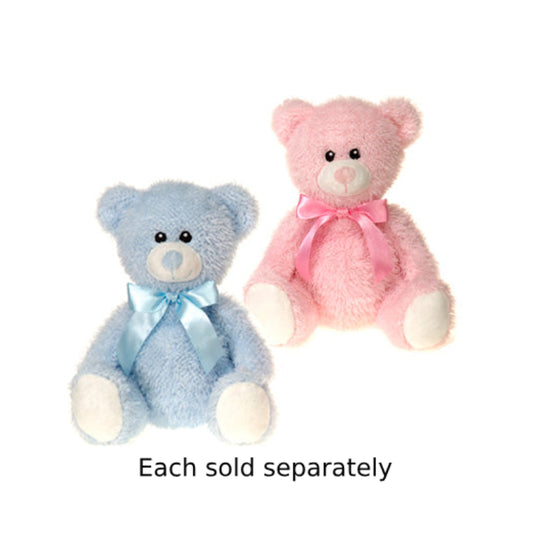 Fiesta 9" Bears with Ribbon Plush Toy - Assorted