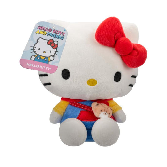 Surtido de peluches de Hello Kitty y sus amigos de 8" con licencia para jugar