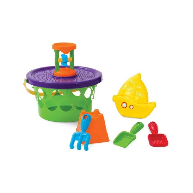 Amloid Beach Bucket Toy Set (8-Pieces)