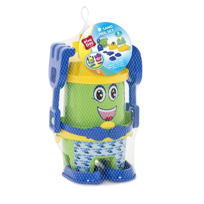 Amloid Amloid Play Day Sand Pail Set (8-Pieces) - Assorted– Curacao