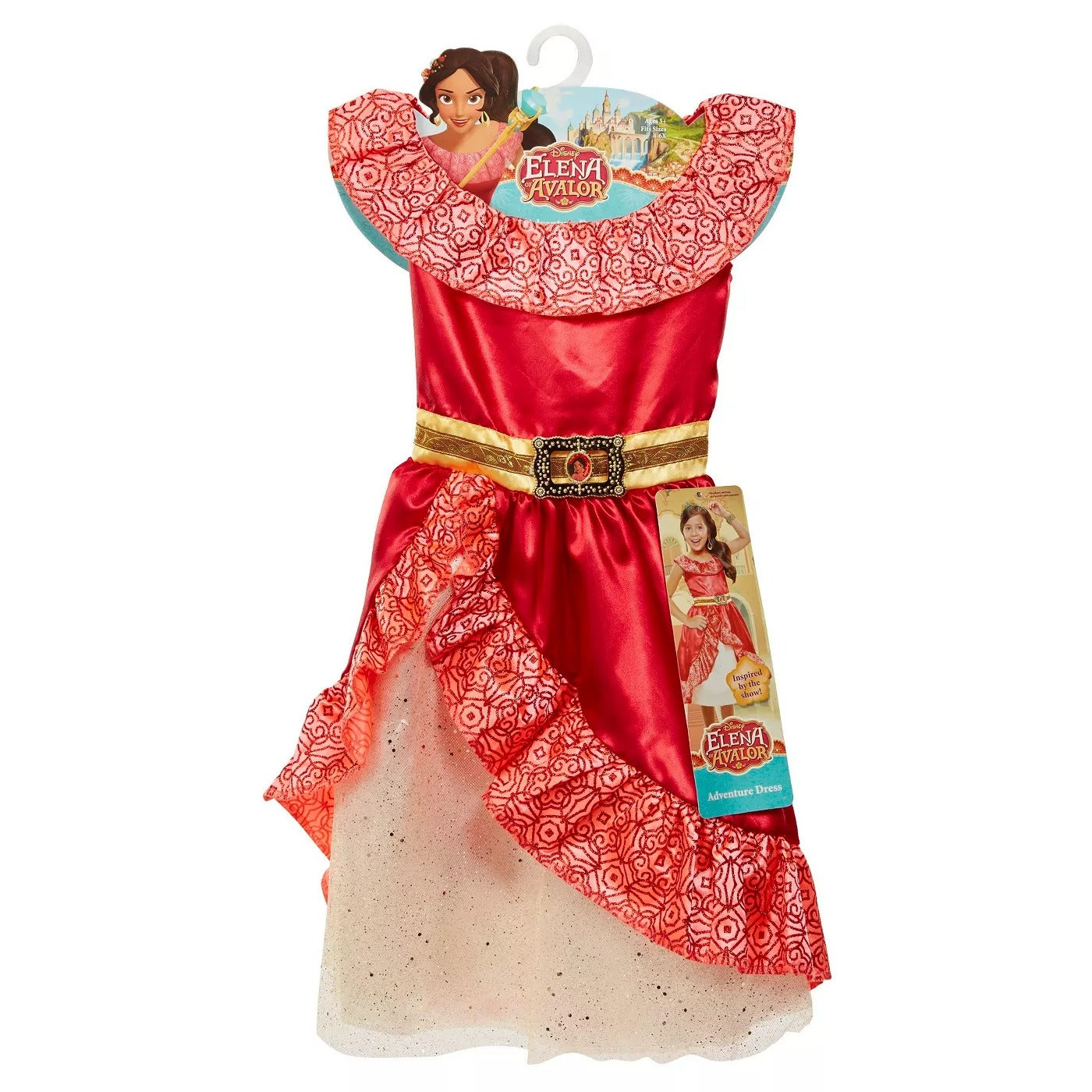 Vestido de aventura para niñas de Elena de Avalor